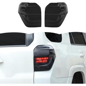 RT-TCZ Smoked Black Tail Light Lamp Cover Guard Trim Decoration Exterior Accessories for Toyota 4Runner 2014-2023
