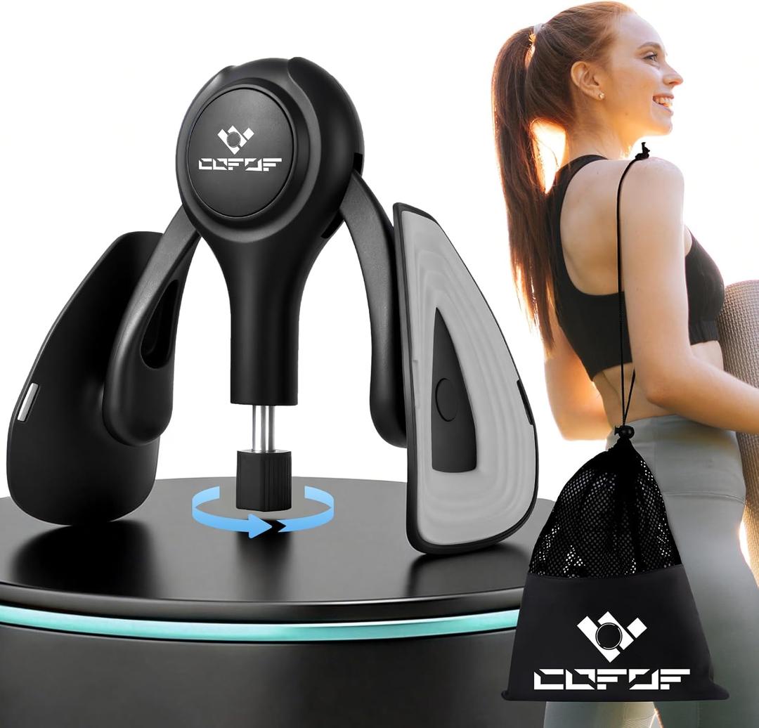 Thigh Trainer for Women, 15-70LB Adjustable Resistance Inner Thigh Exerciser for Pelvic Floor Muscle Repair, Thigh Trainer Kegel Exercise for Shaping, Yoga & Weight Loss at Home Gym