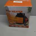 Saker Powerful Portable Heating Cannon,High Power Ceramic Space Heater, 3000W Fast Heating with Adjustable Thermostat for Large Room, Quiet Oscillation & Overheat Protection