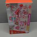 CUTE STONE Baby Doll Playset with Stroller for Girls  Pretend Play Baby Care Toy with High Chair, Clothes & Accessories