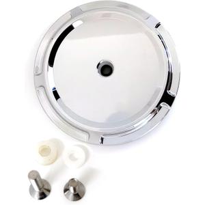 Stage 1 Big Harley Sucker Air Cleaner Cover Air Filter Outer Cap for Dyna Softail Iron 883 Touring Electra Glide Road Glide (Chrome Style 1)
