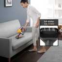 Compatible with Dyson Dusting Brush Horse Hair Brush Attachment Compatible with Dyson V15 V11 V10 V8 V7 Vacuum Cleaner (Hard brush)