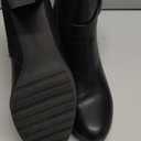 mysoft Women's Zipper Booties Chunky Stacked Heel Ankle Boots Buckle Strap Ankle 11W