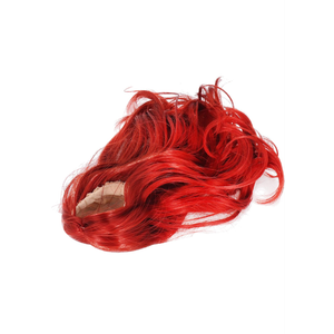 Doll Wig, Lifelike Scalp Design Silk like Wigs Bright Color and Optimal Curls Synthetic Doll Hair Wefts Comfortable Touch 1/6 Ball Jointed Doll Hair (Red)