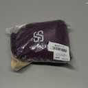 SUUKSESS Women 2 Piece Workout Sets Compression Tummy Control Leggings with Pockets Halter Built in Bra Tank Tops (Large, Violet)