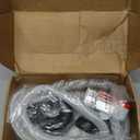 Fuel Transfer Pump with Auto-Stop, 3.2 Gallon per Min, 51" Extra Long Hose, Battery & USB Powered, 4 Can Adapters, Fast and Safe Gas Pump for Oil, Diesel and Gasoline