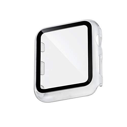 WITHit Protective Glass Cover with Integrated Bumper, Compatible with Apple Watch, 40mm, Clear – Seamless Fit, Easy Installation, Screen Protector and Bumper for Apple Watch