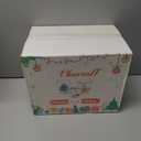 90 Pack Christmas Coffee Cups 12 oz No Lids, Disposable Insulated Paper Coffee Cups, Corrugated Ripple Wall Design Paper Cup, Hot Cold Drinking Cup for Party, Home, Events