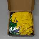 Soulchen 255 Pcs 6 Inch Mardi Gras Linking Balloons Decoration Green Gold Purple Link Balloons Jumbo Mardi Gras Bead Garland Ball Banner for Indoor Outdoor Carnival Birthday Wedding Graduation Decor