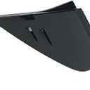 Front Driver Side Mirror Corner Triangle Fender Cover Compatible with Toyota Prius 2016-2020 Side Door Rearview Triangle Trim Panel Mirror Triangle Plate 60117-47030 Matte Black, Left Side