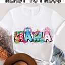Transfert DTF Disney Stitch Et Lilo Mama, Chemise Mama Lilo Et Stitch, DTF Fête Des Mères, T-Shirt Maman Disney Stitch, Chemise Maman Disney, T-Shirt Stitch, M