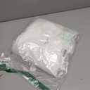 NICETOWN White Linen Sheer Curtains and Drapes 84 inches Long, Rod Pocket & Back Tab semitransparent with Light Through Vertical Window Treatments for Sliding Glass Door & Living Room, 52"W, Set of 2