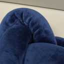 Knot Plush Throw Pillow Handmade Knotted Star Pillow Soft Sofa Lumbar Cushion Stuffed Cushion Home Office Children Room Decor, Navy Blue