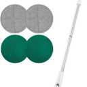 GOBOT Electric Mop with Motorized Dual Spinning Mopheads, Lightweight & Rechargeable,for Hardwood Floor/Bathroom/Tile Floor Cleaning, Sliver