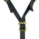 Adorence Saxophone Neck Strap with Cushioned Padding & Swivel Metal Hook - Comfortable Sax Strap for Tenor, Alto- Black, Metal Adjuster (Black-adjuster)