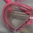 ACQCES Kids Swim Goggles Snorkel Diving Mask for Boys Girls Ages 5-15, Anti-Fog Swimming Goggles with Nose Cover, Light Pink