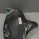 Oversized Bike Seat for Men & Women Comfort, Extra Wide Bicycle Seat Cushion, Comfortable Wing Padded, Large Replacement Saddle for Peloton, Stationary Exercise Bike, Ebike, Cruiser, City Bike (Black)