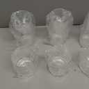 US Acrylic Classic Clear Plastic Reusable Drinking Glasses (Set of 8) 12oz Rocks & 16oz Water Cups | BPA-Free Tumblers, Made in USA | Top-Rack Dishwasher Safe