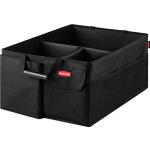Rubbermaid Car Organizer, Collapsible Trunk Organizer, Multi-Compartment Car Storage Organization for Car Accessories, 3 Compartments Without Cover, 22.83"*16.54"*10.63"