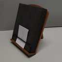 Beautiful Cookbook Stand for Your Kitchen Counter - Solid Wood Stand Easily Keeps Cook or Recipe Books Open for Convenient Cooking - Perfectly Fits Your iPad/Tablet and Enhances Any Kitchen Decor