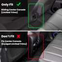 LASFIT Floor Mats & Cargo Mats Fits for Hyundai Ioniq 5 2024 2023 2022 Movable Console (Limited Models), All Weather TPE Custom Fit Floor Liners for 1st and 2nd Rows Car Mats & Trunk Mats, Black