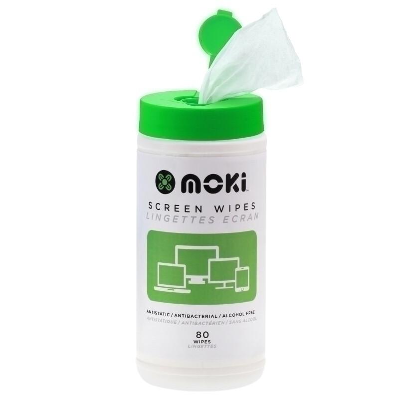Moki Screen Wipes 80 Pack Pre-moistened Wipes