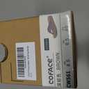 COFACE Flip Flops for Women with Comfortable Arch Support Ladies Fashion Lightweight Wedge Flip Flops Summer Soft Cushion Platform Thong Sandals for Beach (Brown)