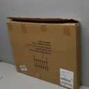 Metal Decorative Garden Fence 22" Wide x 18" High (5 Panels, Total Length 9.17 feet), Metal Border Folding Fence, Landscape Fencing for Flower Bed, Yard, Animal Barrier (Black)