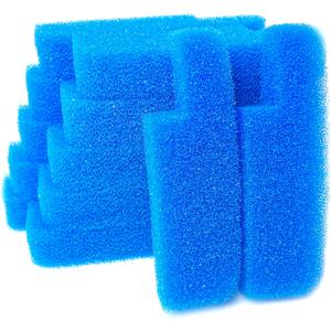 SHIGATSU 12 Pack Replacement Aquarium Sponge Foam Filter Pads for Seachem Tidal 55 Filter