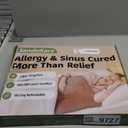 Allergy & Sinus Relief Blanket for Nasal Congestion, Sinus Pressure, Seasonal Allergies & Snoring  Natural Warm Therapy for Sinus Relief & Better Sleep (Gray)