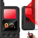 Hidden Camera Detectors, Anti-Spy Wireless Signal Scanner with LED Screen, Protable GPS Tracker & Bug Detector, SOS & Lighting 8 Modes for Airbnb, Hotel, Bathroom, Office, Car Travel Security