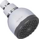 Aqua Elegante 3 Inch High Pressure Shower Head - Best Pressure Boosting, Wall Mount, Bathroom Showerhead For Low Flow Showers, 2.5 GPM - Chrome
