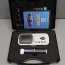 Eagle Ray Digital Water Testing Kit for Spa & Pool - Digital Hot Tub Water Tester by AquaDoc with Analyzer & Hot Tub Test Strips for Chlorine, Bromine, Total Hardness, pH and More