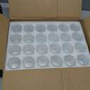 24 Pack Clear Glass Votive Candle Holders, Vintage Candle Holder for Floating Candle, Tealight Candle Holder for Table Centerpieces Home Bridal Shower Birthday Christmas Wedding Party Table Decoration