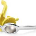 KitchenAid Citrus Juice Press Squeezer for Lemons and Limes with Seed Catcher and Pour Spout, Lemon, 8 Inch
