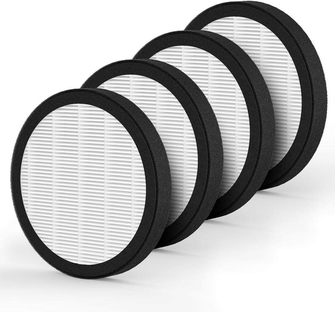 Breabetter 4-Pack MB-032 Replacement Filter Compatible with TDBYWAE MB-032 Purifier, 3-in-1 High-Efficiency Filter Filtration