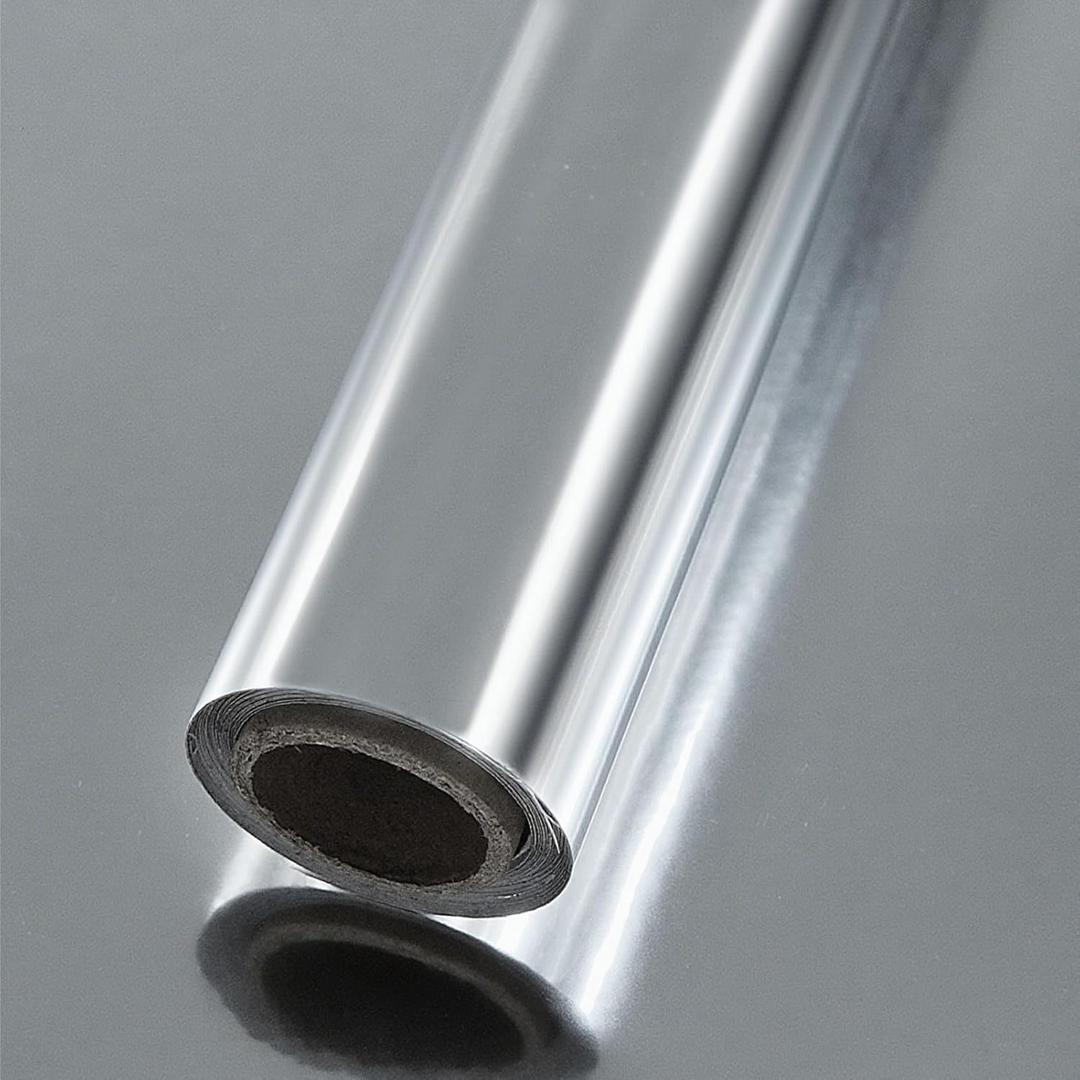 2 Rolls Contact Paper Peel and Stick, 15.7118 Inch Metallic Textured Wallpaper Self Adhesive Decorative Wallpaper for Kitchen Backsplash, Fridge, Dishwasher (Silver 01)