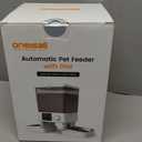 oneisall Automatic Cat Feeder for 2 Cats, 20 Cups/5L Automatic Cat Food Dispenser for Small Pets Indoor, Timed Cat Feeder for Dry Food(White)