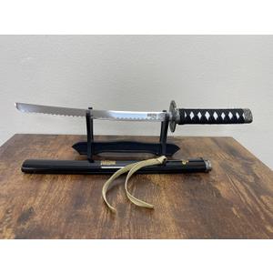 17 inch Stainless Steel Bride's Mini Katana Kill Bill Sword Mini Dagger Letter Opener Table Decor w/Free Display Stand