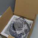 Juvale Japanese Cast Iron Teapot with Infuser & Stovetop Tea Kettle - 34 oz, Blue - Heat Retention, Removable Lid & Fold-Down Handle