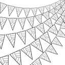 Sivak 5 Pieces Volleyball Party Decorations Supplies Volleyball Pennant Themed Hanging Banner Flags for Photo Prop Party Supplies