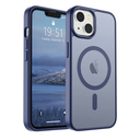 SUPFINE Magnetic for iPhone Case & iPhone Case (Compatible with MagSafe) (Military Grade Drop Protection) Slim Translucent Matte Shockproof Phone Cover,Lavender Gray