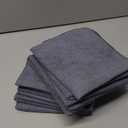 The Rag Company - All-Purpose Microfiber Terry Cleaning Towels - Commercial Grade, Highly Absorbent, Lint-Free, Streak-Free, Kitchens, Bathrooms, Offices, 300gsm, 14in x 14in, Ice Grey (12-Pack)