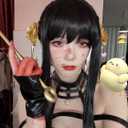 Anime Black Cosplay Wig - Straight Cute Wig for Costume, Halloween, Comic Party - Wig Cap Included