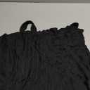 MakeMeChic Women's Scallop Trim Sweater Dress A Line Sleeveless Knitted Mini Dresses S