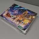 Christmas Jigsaw Puzzles for Adults 1000 Pieces - Santa Claus Under Aurora Borealis - 27 x 20 in - Xmas Winter Holiday Puzzle for Adults - Challenging Family Puzzle Perfect for Game Nights