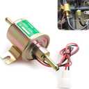 1 PC Automotive Fuel Pump, 12V Low Pressure Transfer Pump, Plunger Type Oil Pump, Electric Fuel Pump Replacement Parts, Universal for Most Cars, Motorcycles (Gold)