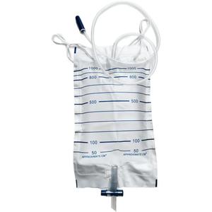 10 Pack Uinary Drainage Bag Urine Bag with 1000 mL Volume, 48" Drainage Tube and Hanging Rope