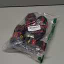 XSY&G Dog Boots,Waterproof Dog Shoes,Dog Booties with Reflective Strips Rugged Anti-Slip Sole and Skid-Proof,Outdoor Dog Shoes for Medium Large Dogs 4Pcs Red-Size 6 (Size 6:2.9''x2.5'')(L*W) for 52-70 lbs)