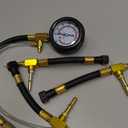 BETOOLL Fuel Pressure Test Kit 0-100PSI with 9.49,7.89,6.30 Fuel Line Fittings